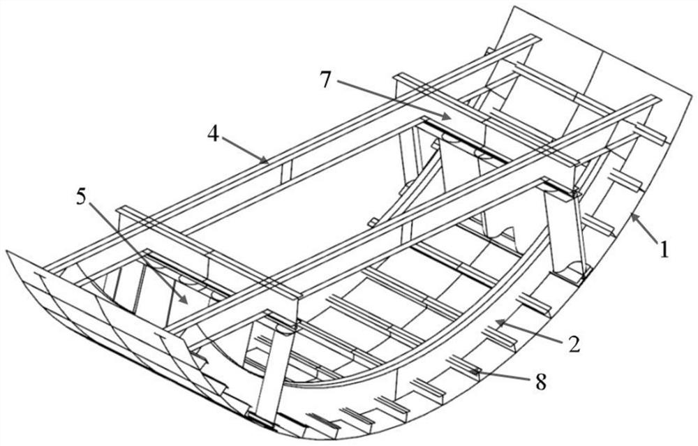 Aircraft structure and crashworthiness analysis method thereof