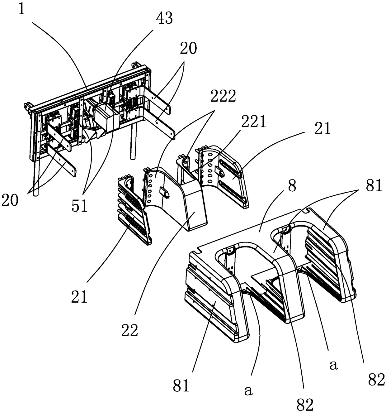 Leg rubbing and massaging device