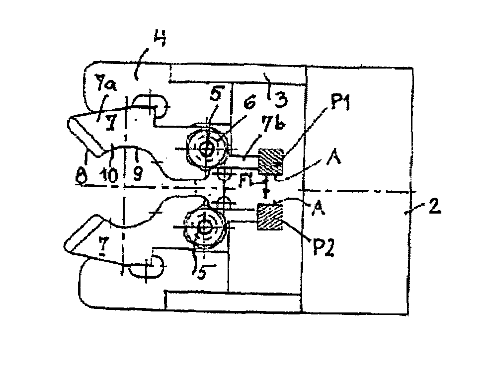 Claw for a Container Transporting System