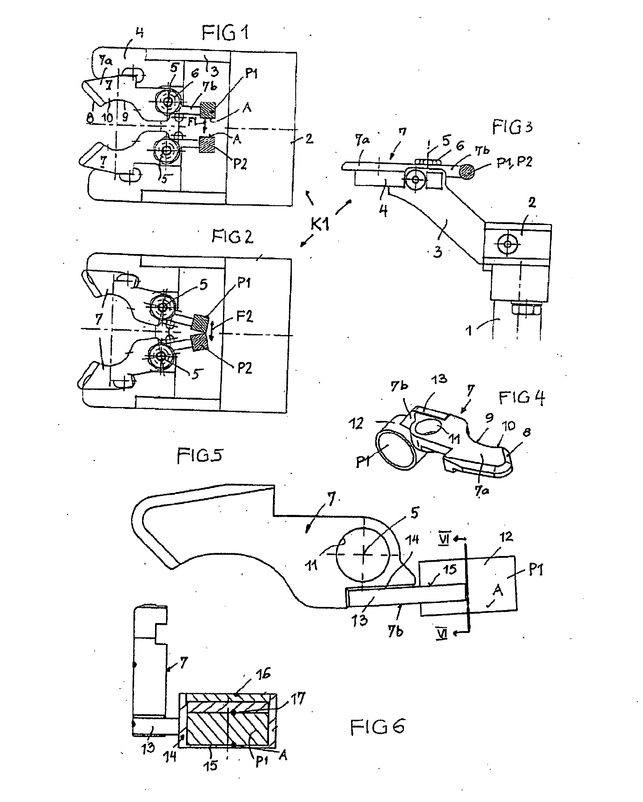 Claw for a Container Transporting System