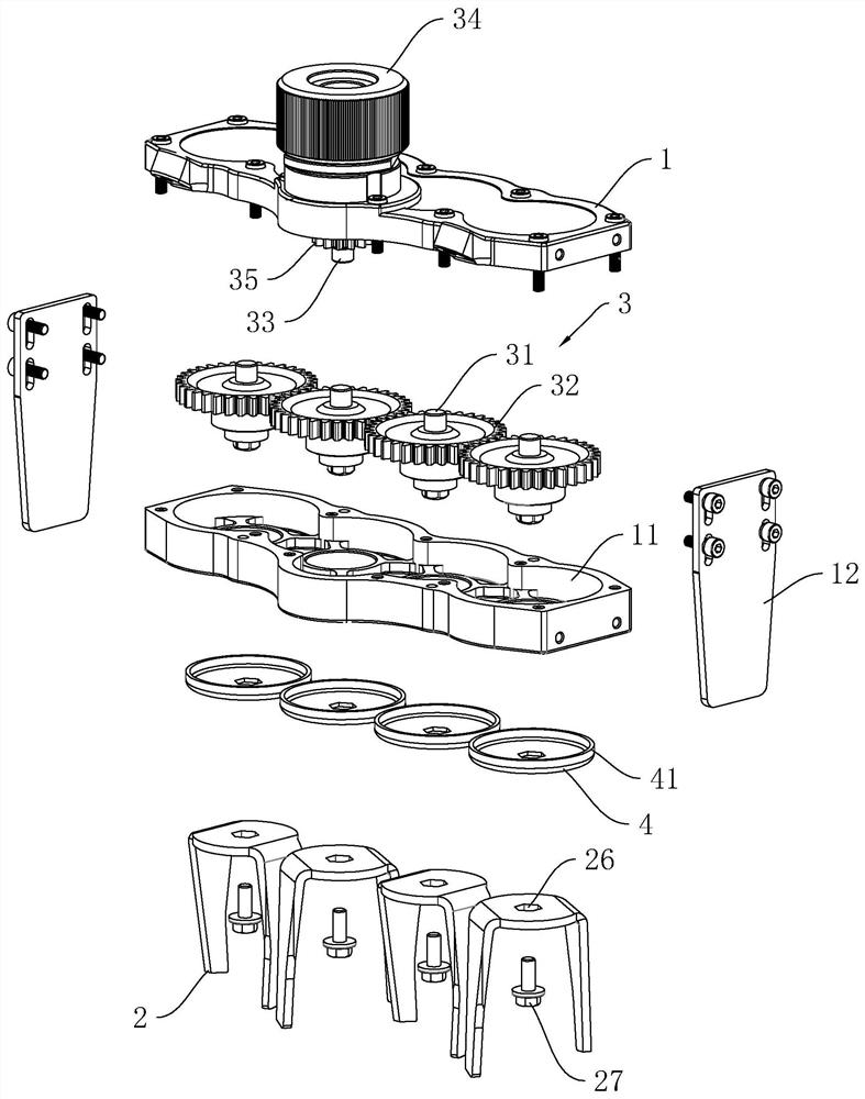 Cutting mechanism for weeder