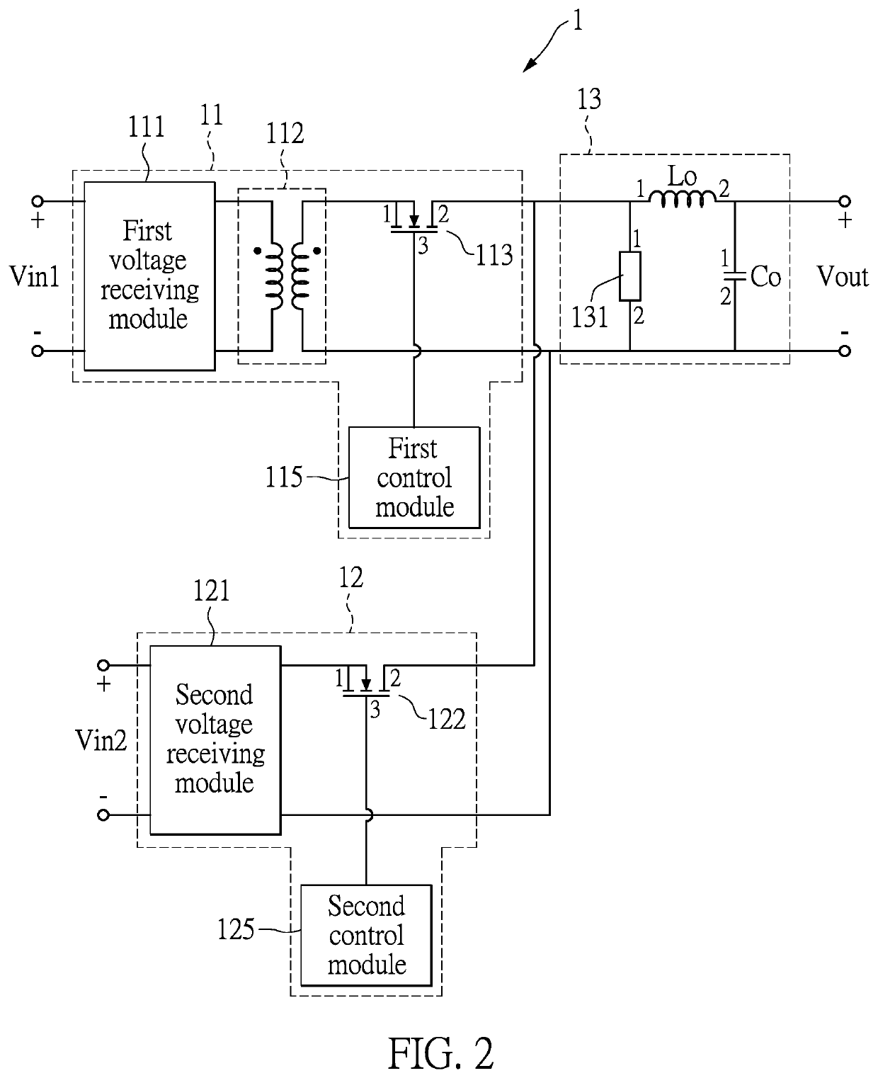 Multi-input voltage converter