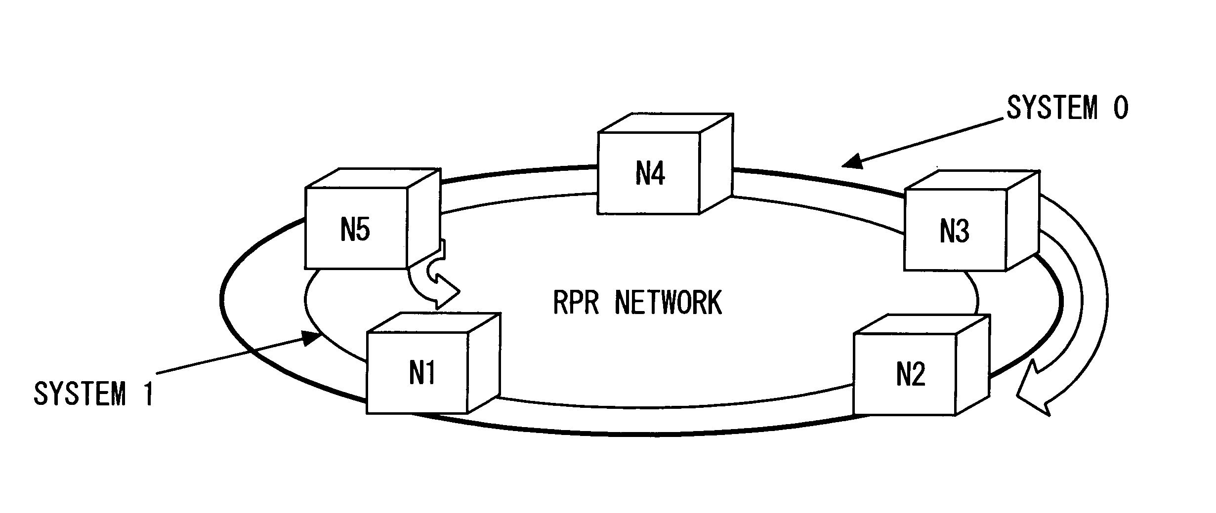 Method for making effective use of bandwidth in multicast communication on ring network