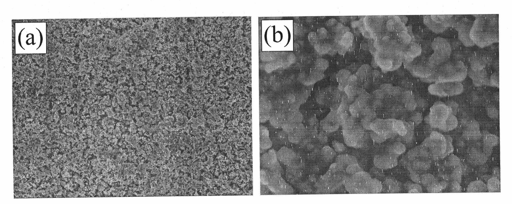 Preparation method and device for nano porous metal or ceramic
