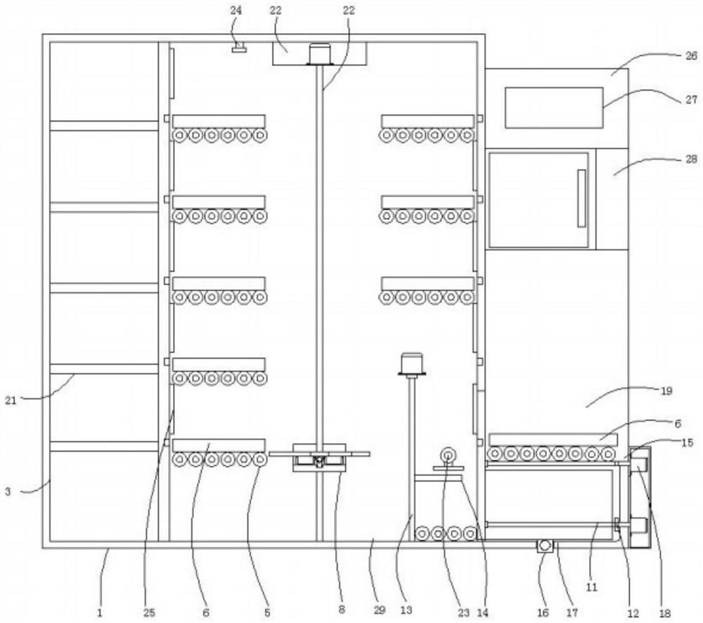 A kind of intelligent access shoe cabinet and control method thereof