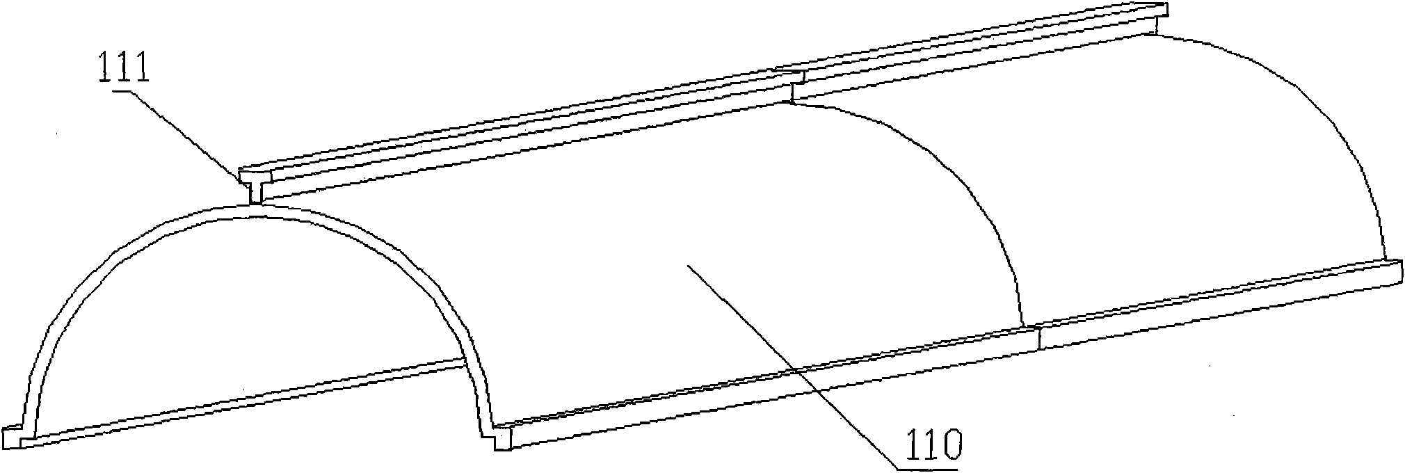 Tubular pile upper mould and hoisting system thereof