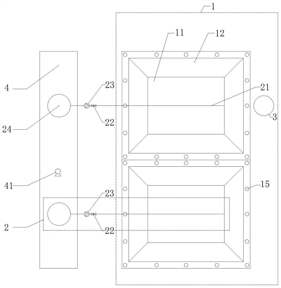 A precipitation infiltration measurement structure and its construction and measurement method