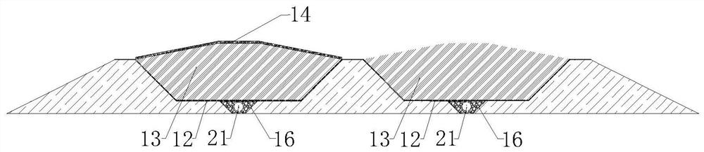 A precipitation infiltration measurement structure and its construction and measurement method