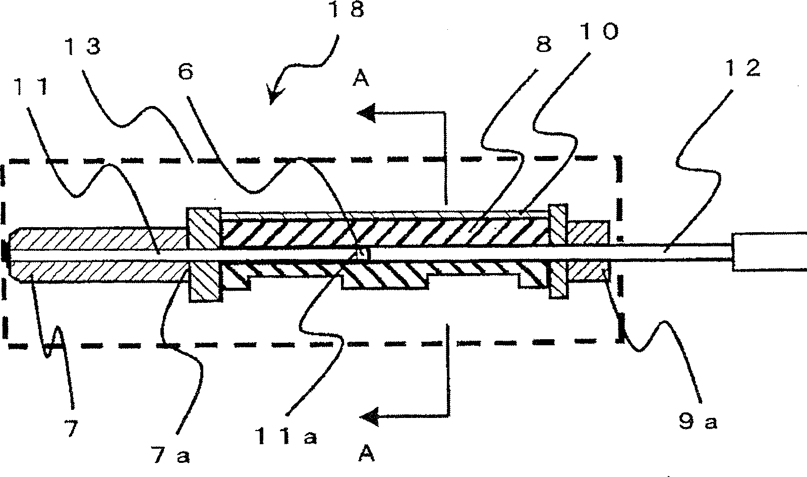 An optical connector and a connection structure of optical fibers