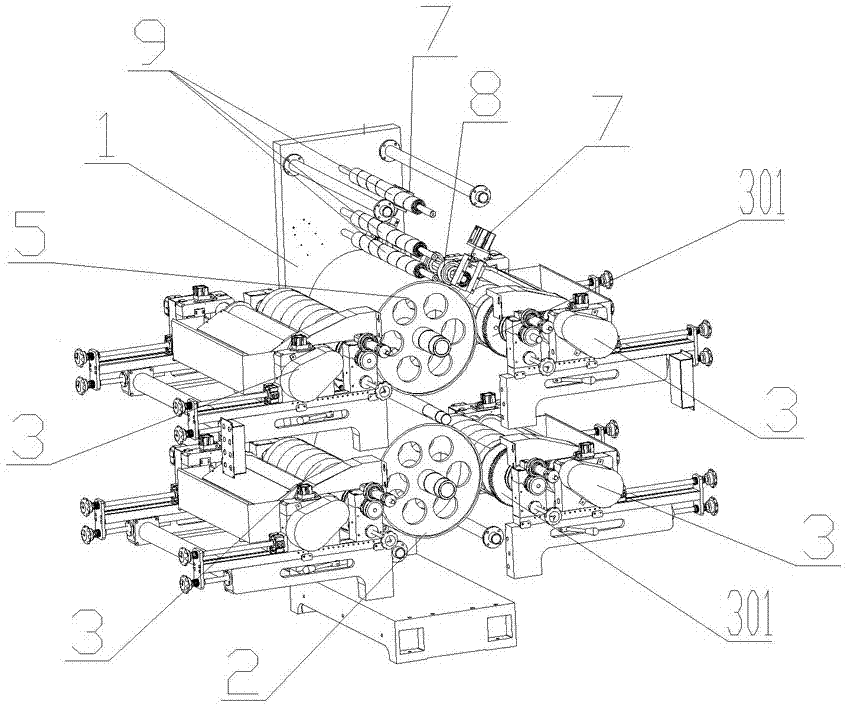 Planetary printing machine