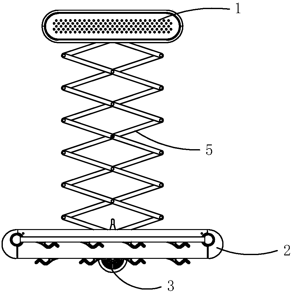 Main machine component of clothes hanging machine and mounting method of clothes hanging machine