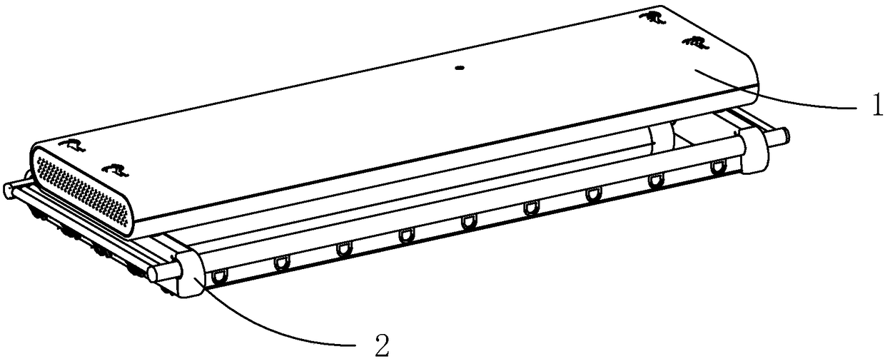 Main machine component of clothes hanging machine and mounting method of clothes hanging machine