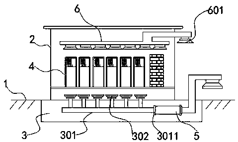 Anti-condensation structure for electric power distribution cabinet