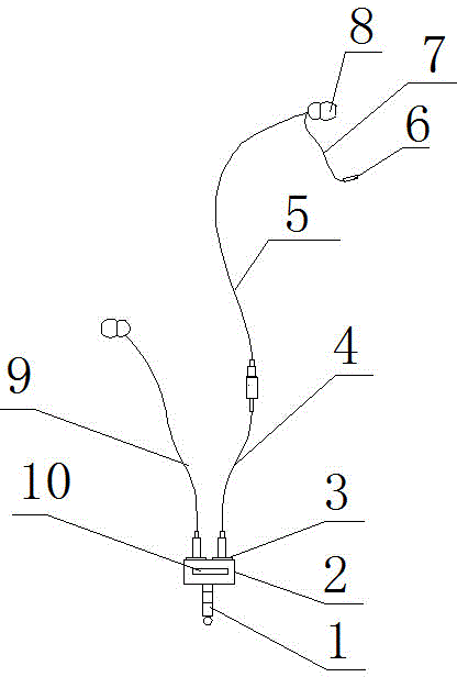 Split type earphone system