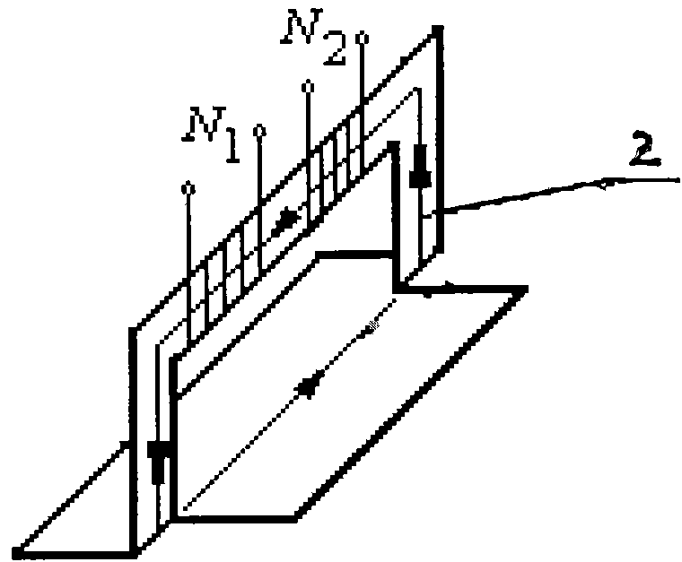 Novel inductive strain rosette