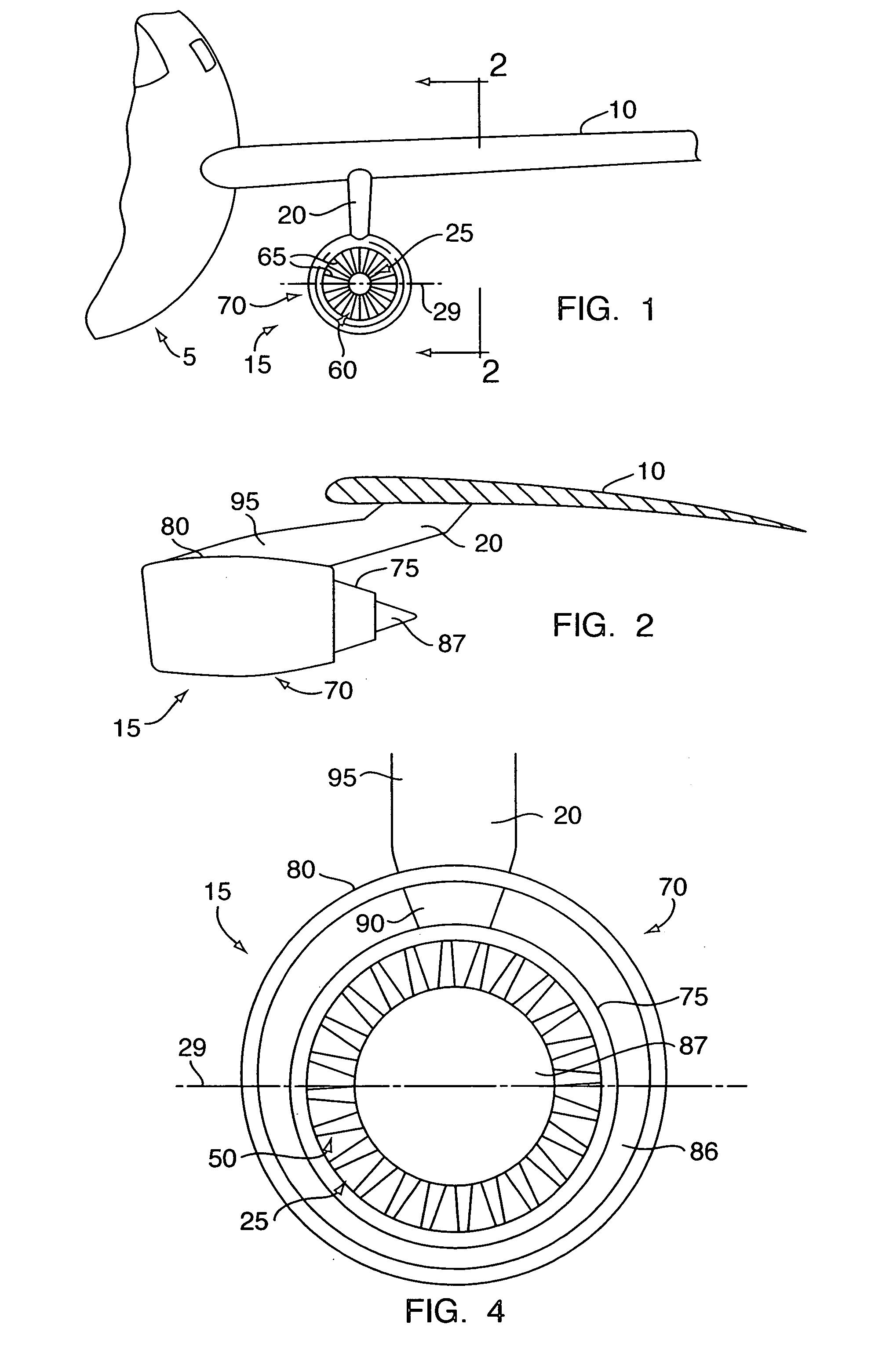 Fan exhaust nozzle for turbofan engine