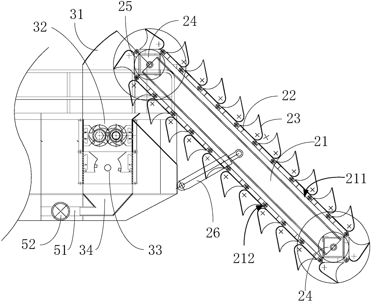 Dredging and sludge drying ship