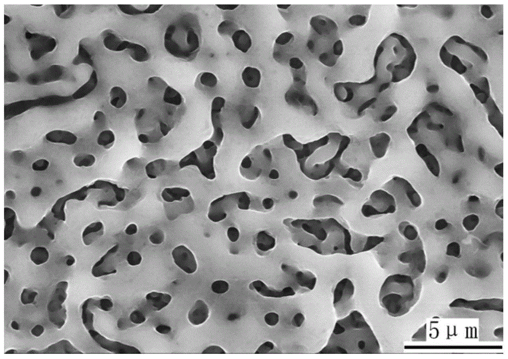 A method for preparing a multi-layered pore structure containing calcium and phosphorus on the surface of titanium