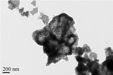 Polypyrrole-sensitized hollow titanium dioxide nanometer photocatalyst and preparation method thereof