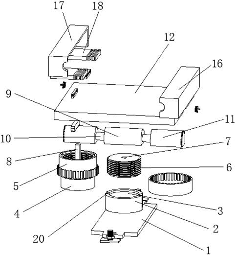 Projection device for accounting, economic and financial reports