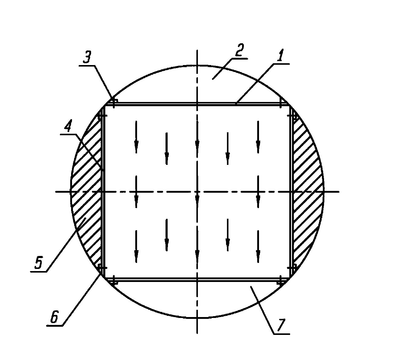 Inner sleeve plate structure for plate-type fractionating tower