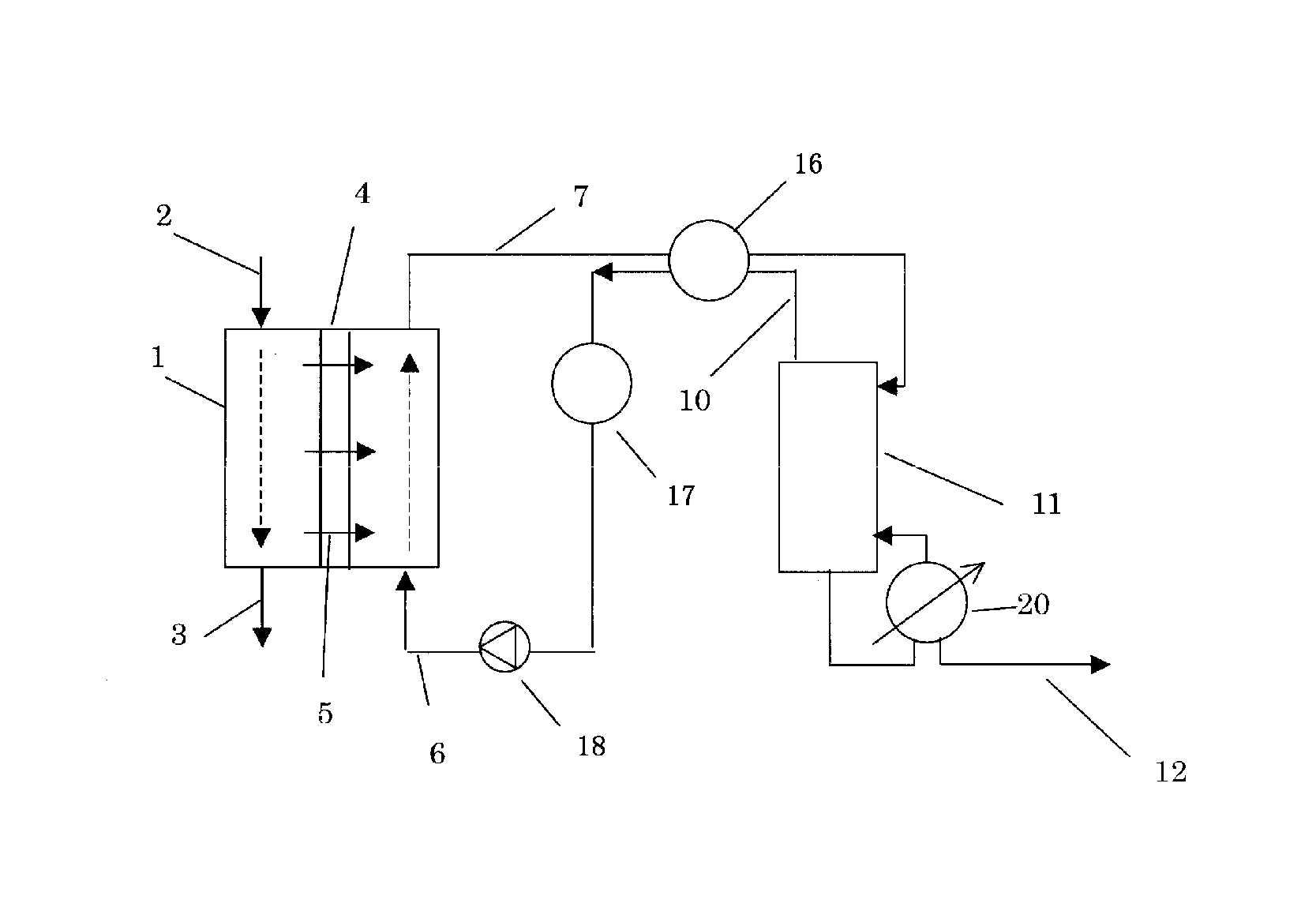 Process for manufacturing potable water and apparatus therefor