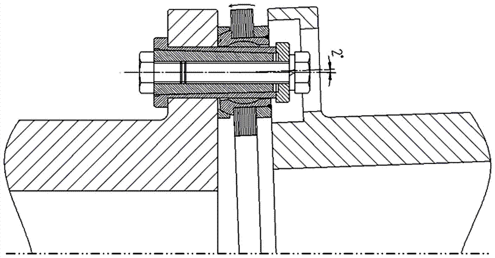 Arc surface universal diaphragm coupling