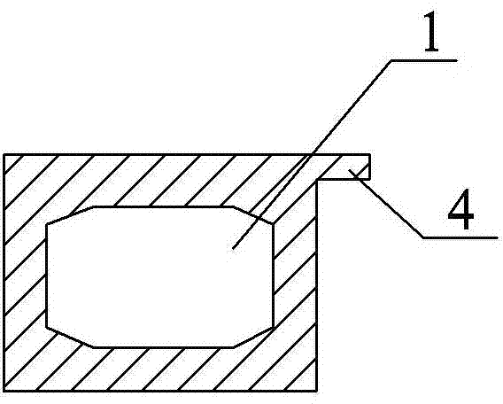 Assembly type hollow slab bridge adopting bracket to replace ribbet to transmit force