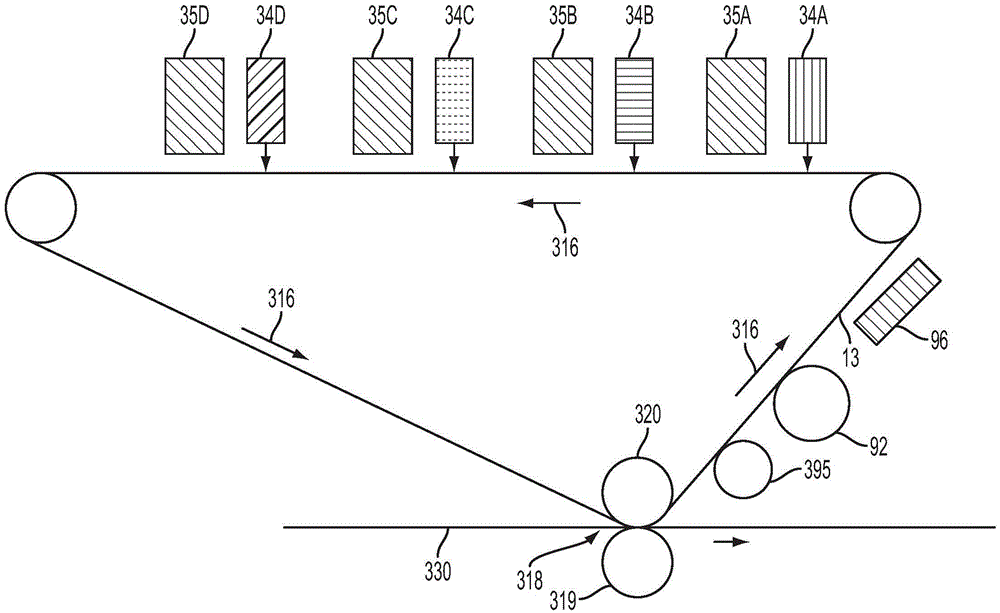 System and method for image receiving surface treatment in an indirect inkjet printer