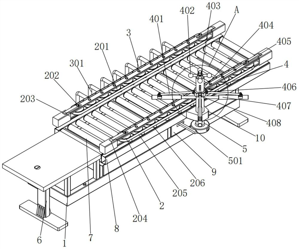 Conveying mechanism of canned food packaging machine