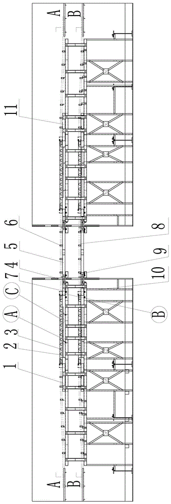 Horizontally-rotating cable expansion device