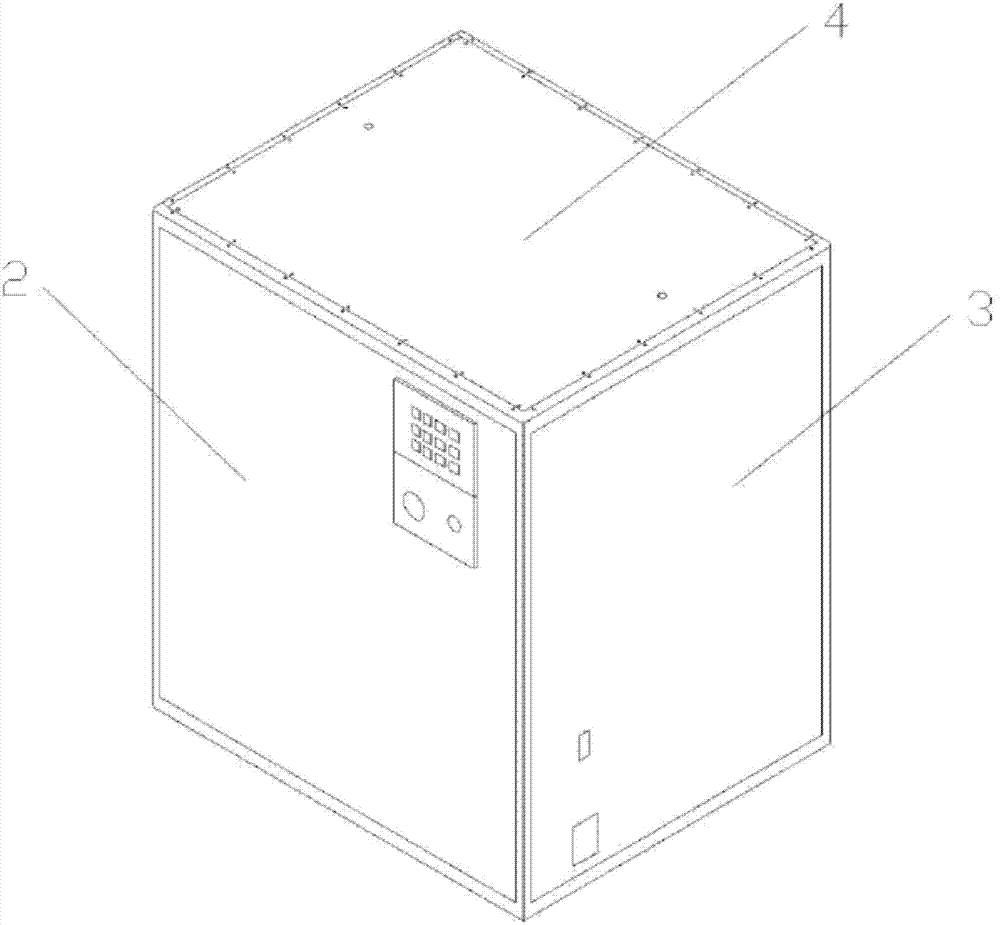 Mold hydraulic testing machine box