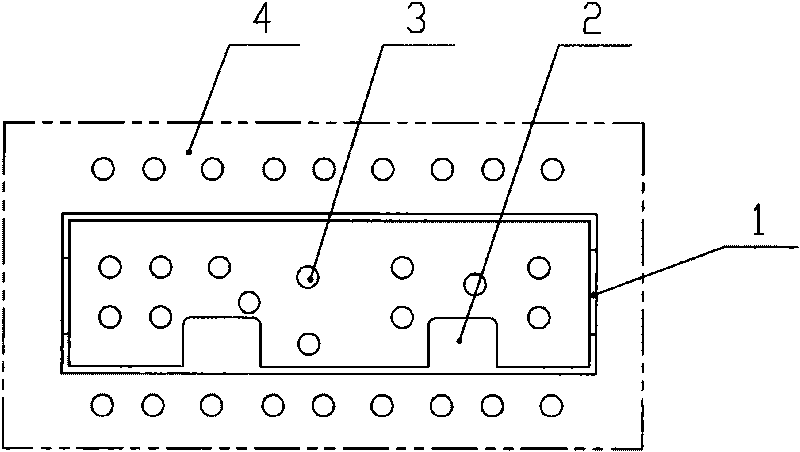 Avoidance pot mouth with tin retaining plate internally