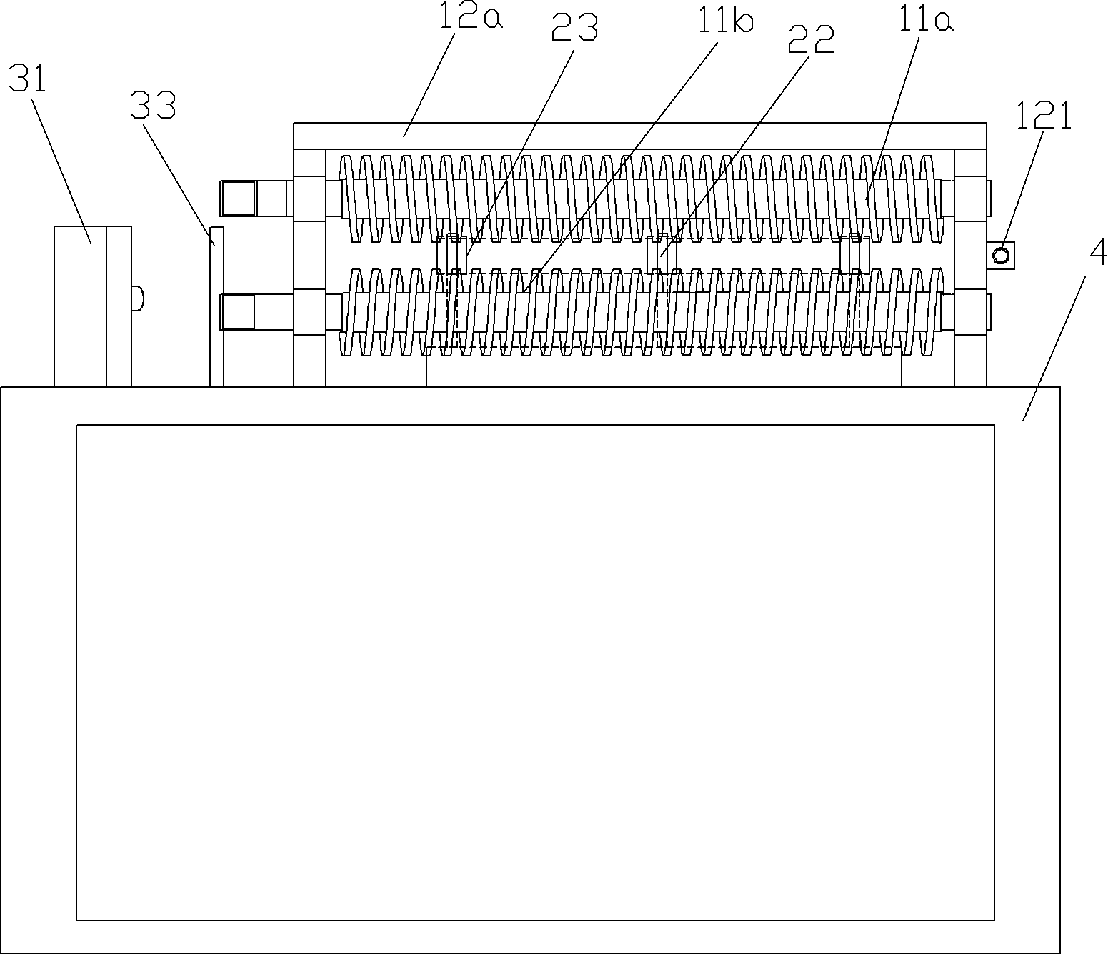 Automatic side-sticking equipment used during filter element production