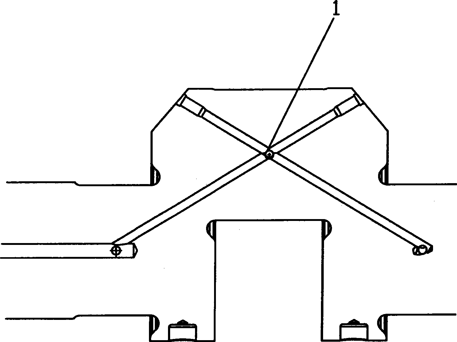 Method for processing slant oil hole in middle-speed machine crankshaft