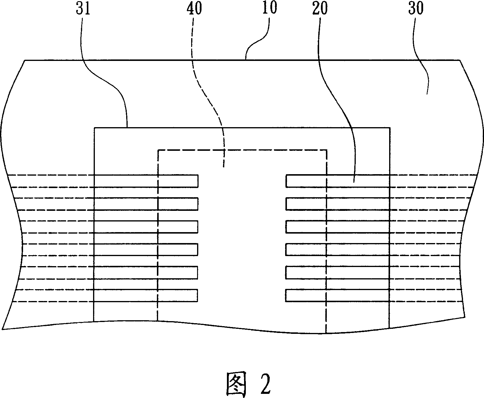 Winding for thin film coating crystal package and its constitution and manufacturing method