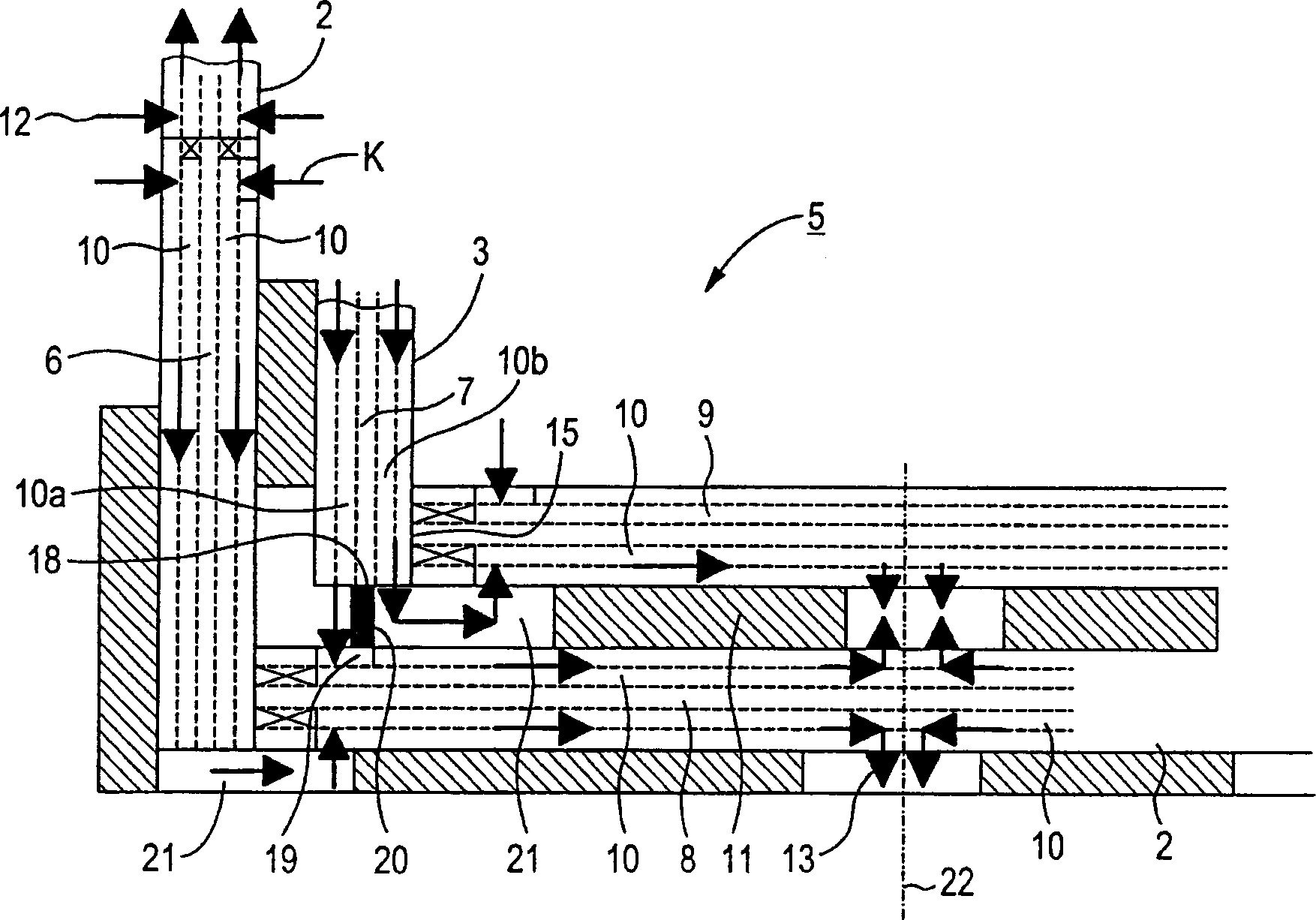 Internally-cooling electric conductor special for rotor of generator