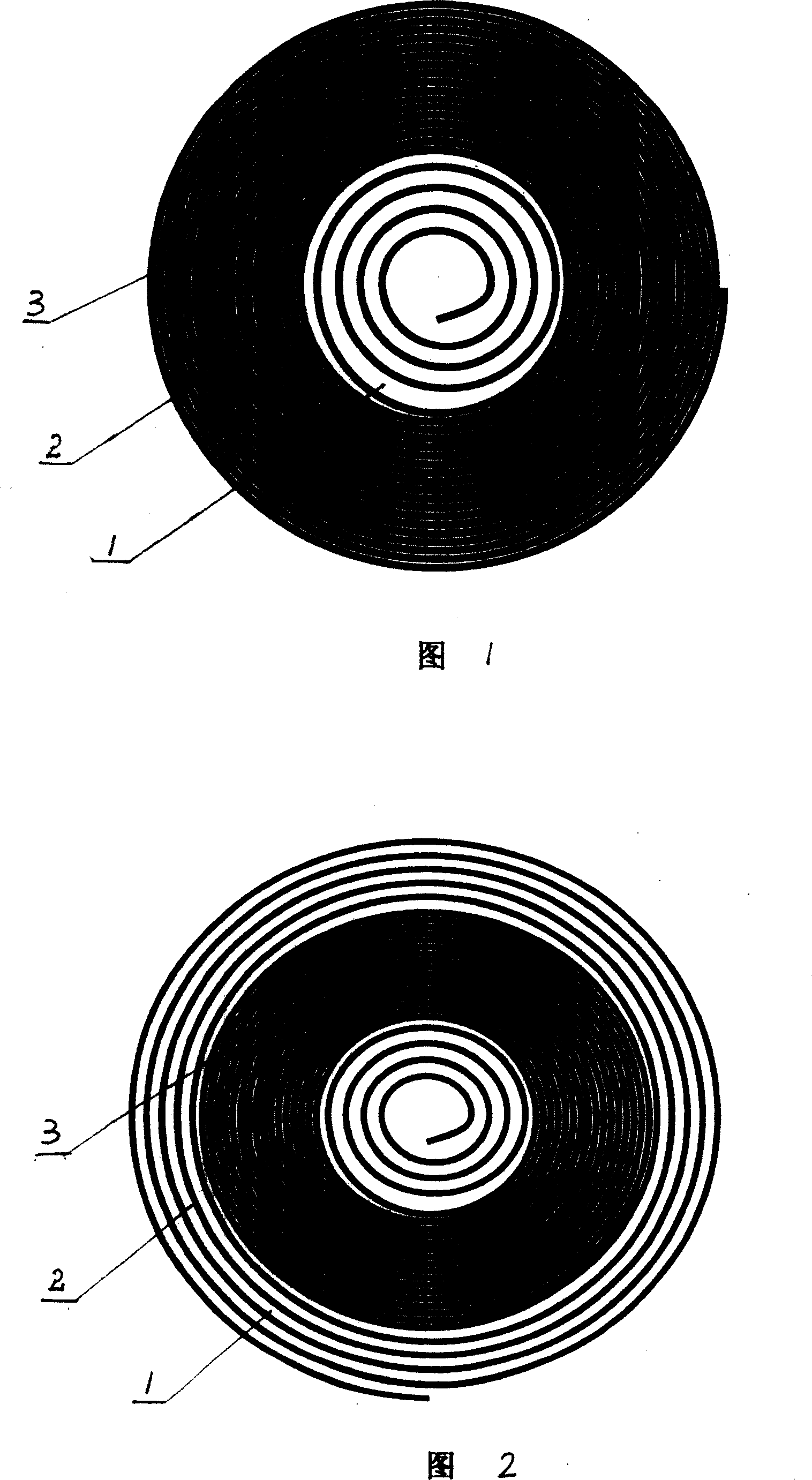 Method for winding heater wire disk of electromagnetic heater