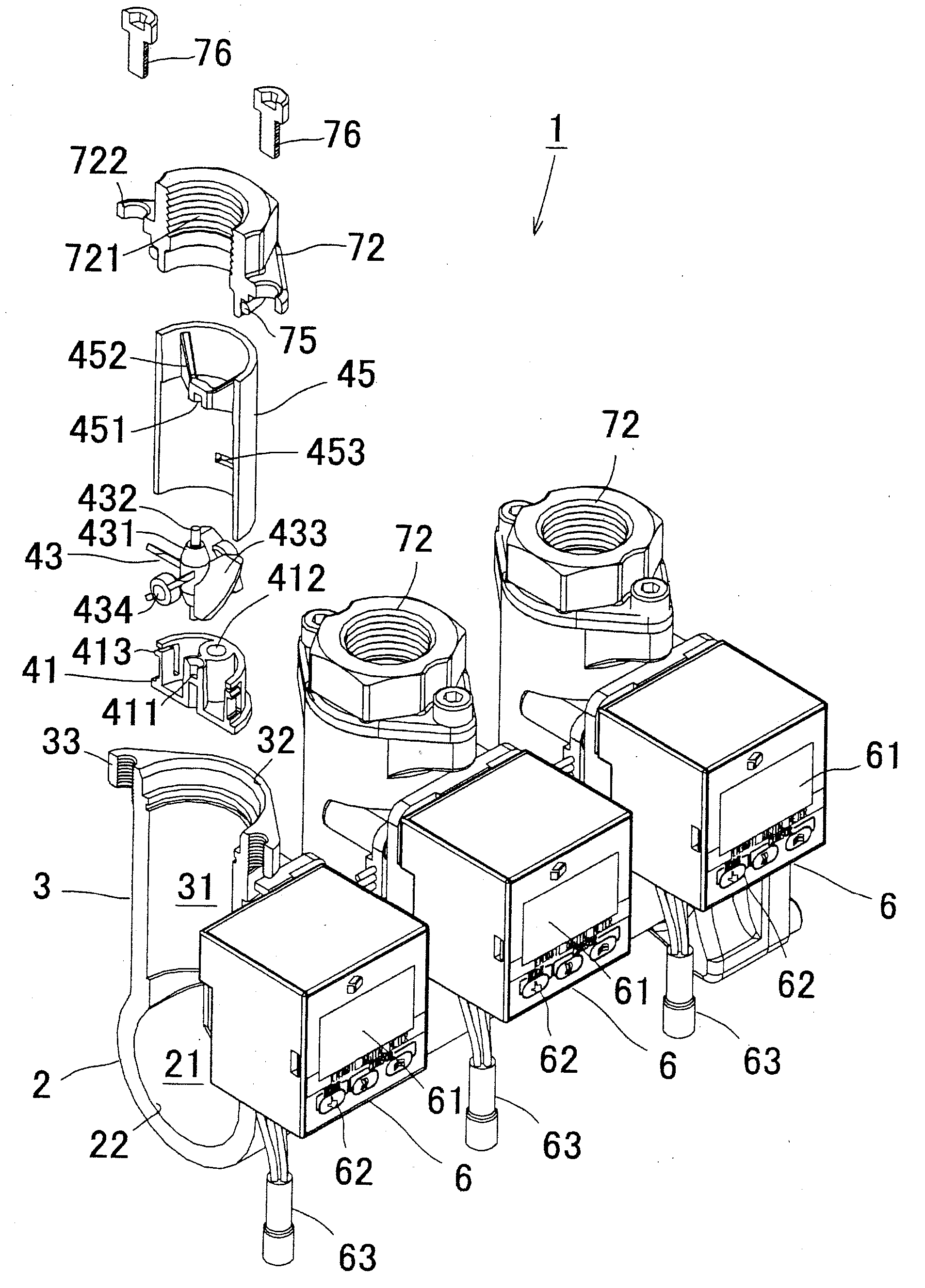 Pipe Assembly Unit With Built-In Flow Sensors