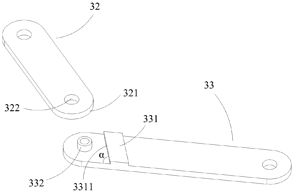 A moving component used for a detection device and a detection device having the same