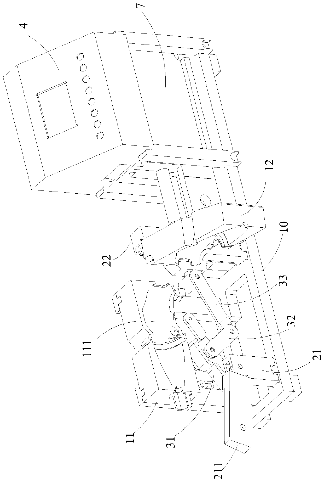 A moving component used for a detection device and a detection device having the same