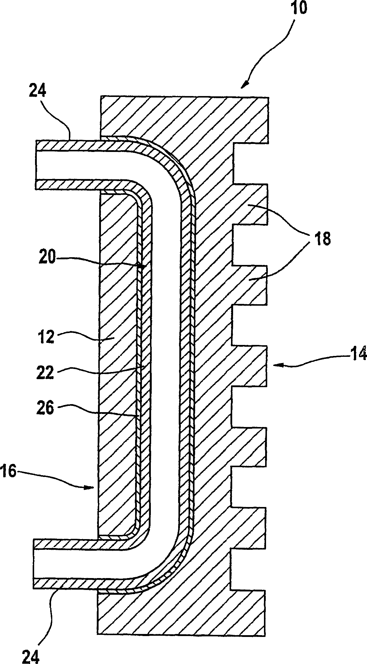 Cooling plate for a metallurgical furnace and method for manufacturing such a cooling plate