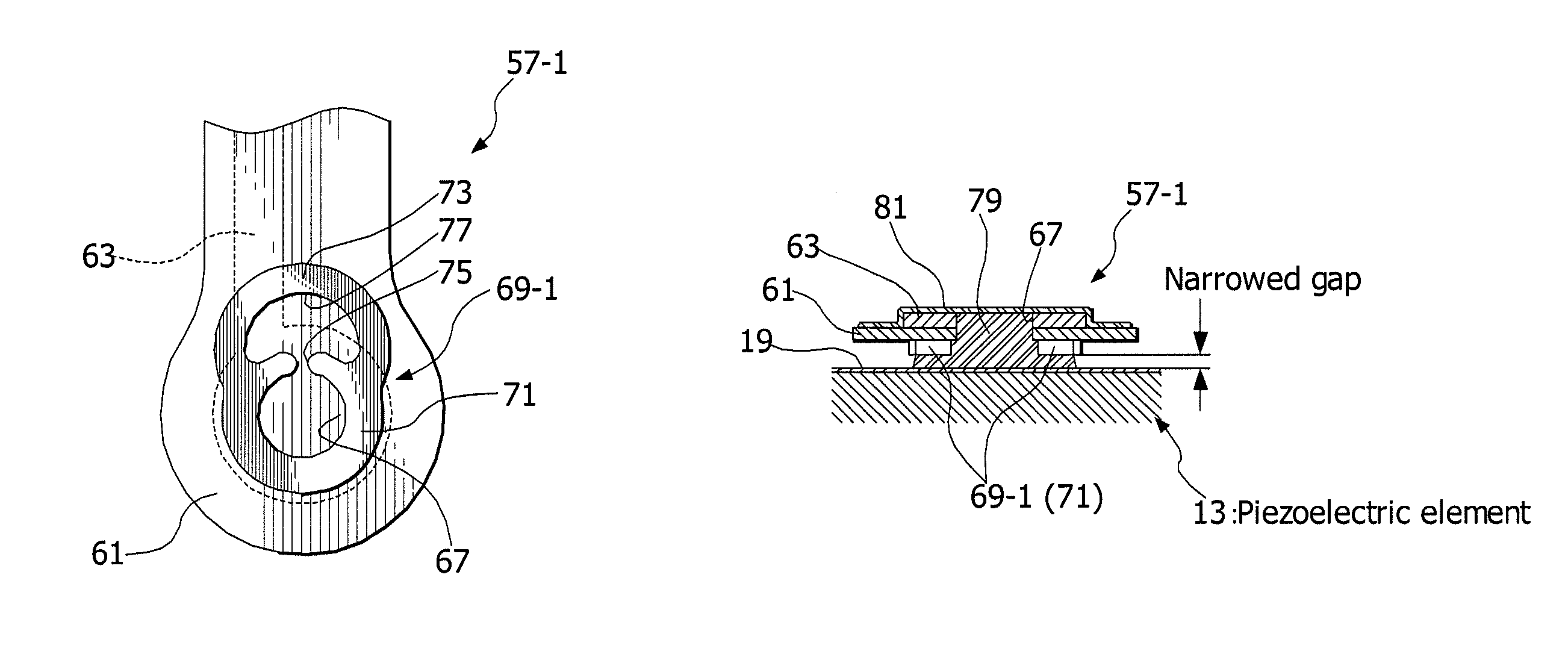 Wiring connecting structure for piezoelectric actuator, piezoelectric actuator, and head suspension