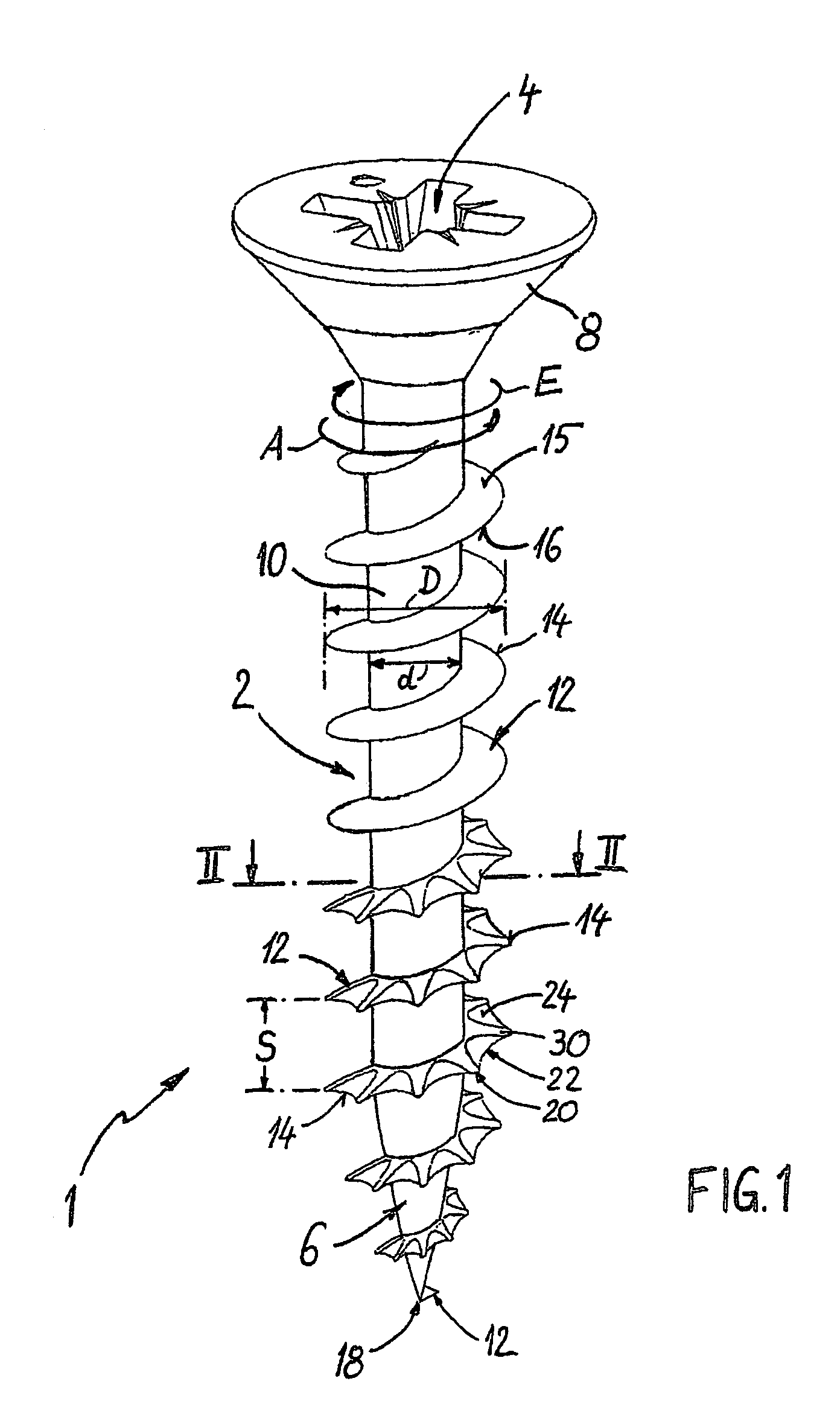 Thread-forming screw fastener