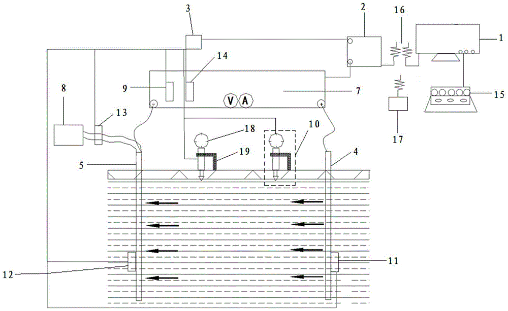 Remote monitoring control device for reclaimed silt soil reinforcement through electro-osmosis