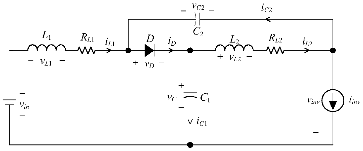 Model predictive control method for reducing switching frequency of quasi-Z source inverter