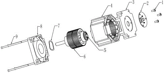 High-speed rotary motor capable of being positioned accurately
