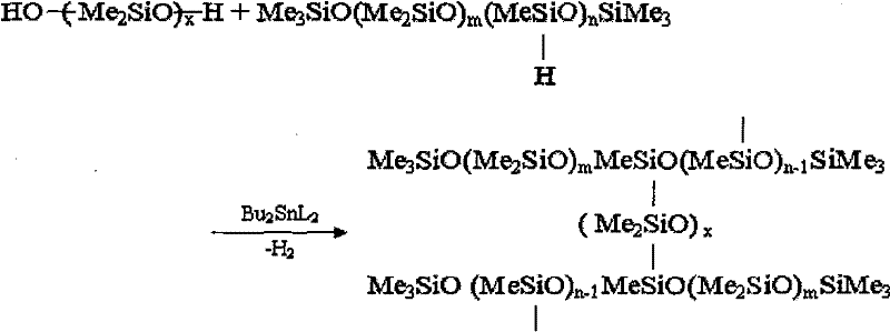 Organic silicon dehydrogenation condensed type optical cable adhesive and use method thereof