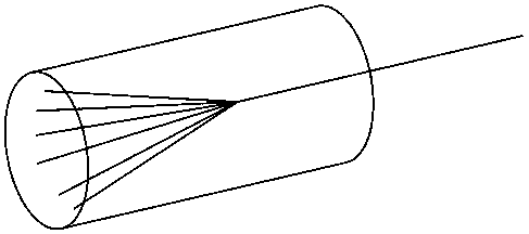 Anchorage structure displacement monitoring device based on optical spot displacement change