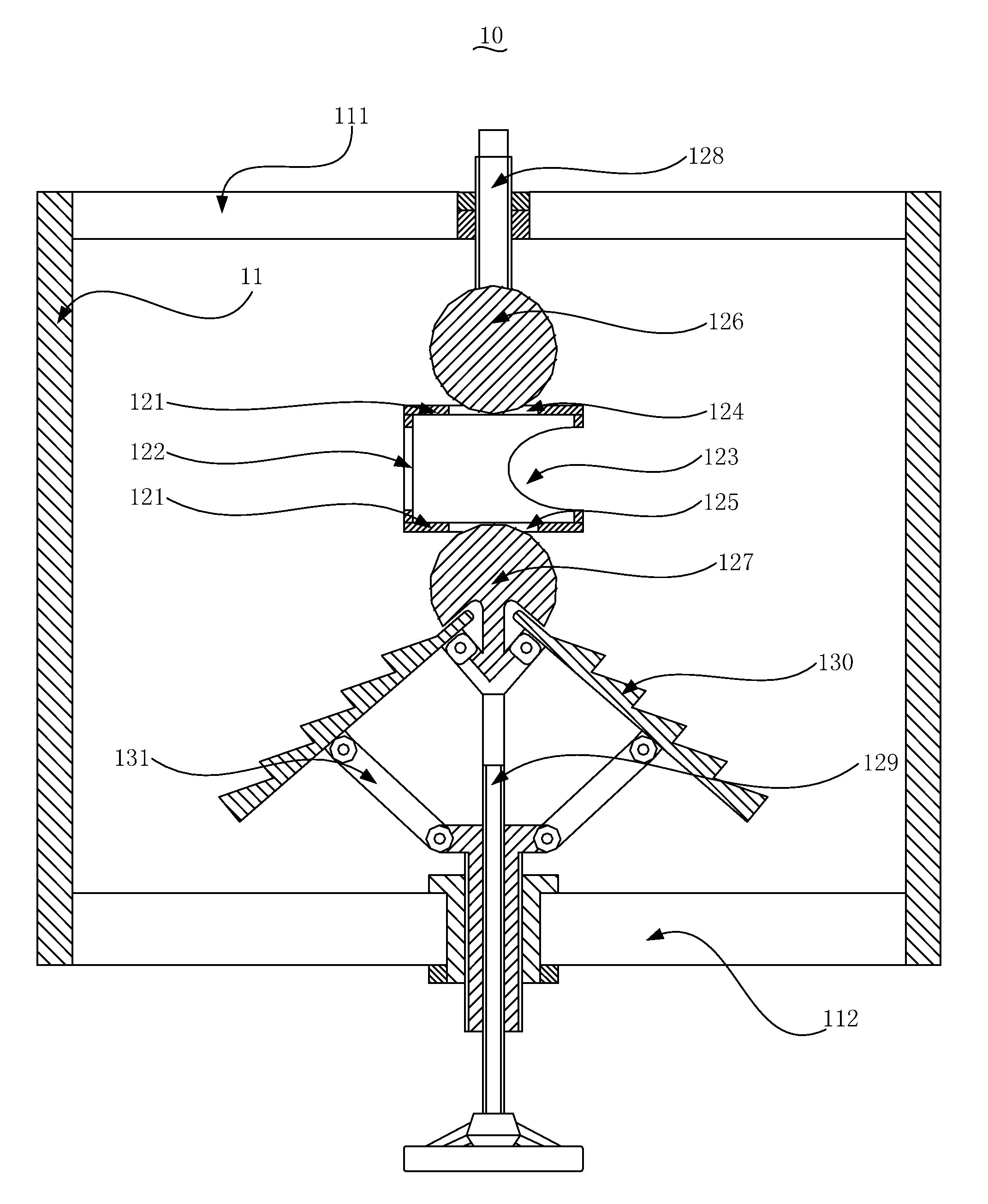 Dust removal system for dust gas